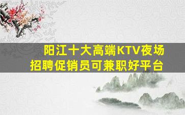 阳江十大高端KTV夜场招聘促销员可兼职好平台